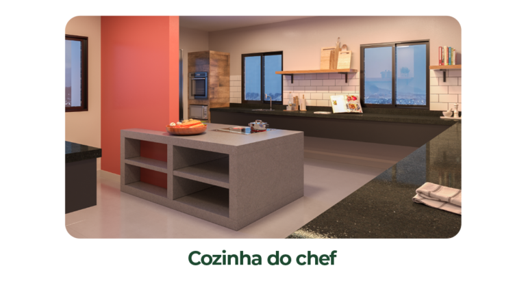 cozinha do chef